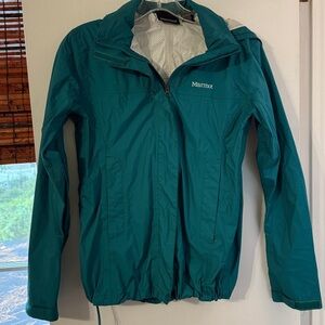 Marmot Turquoise Rain Jacket. Great condition